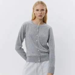Sofie Schnoor Cisse Cardigan Grey Melange^Dame Overdele