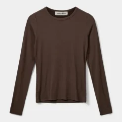 Sofie Schnoor Petricia T-Shirt Long Sleeve Brown Fudge^Dame Overdele