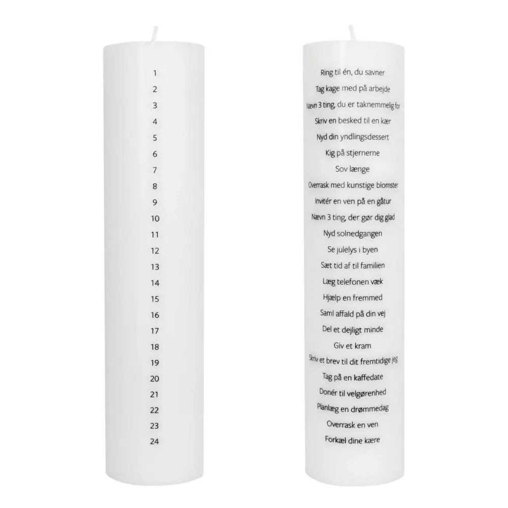 Specktrum 24 Moments Of Self Love Calendar Candle White^ Julepynt|Kalenderlys