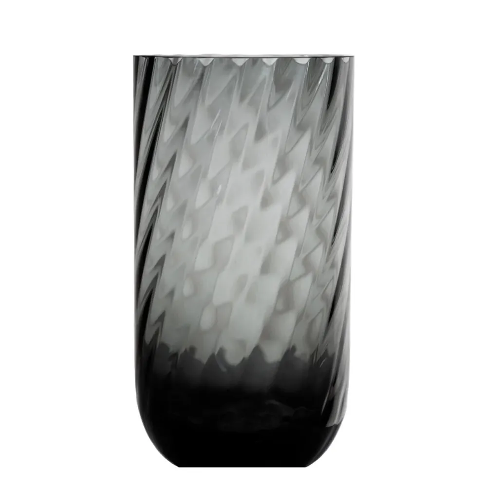 Specktrum Meadow Swirl Cylinder Vase Grey Medium^ Andet Boligtilbehør|Vaser