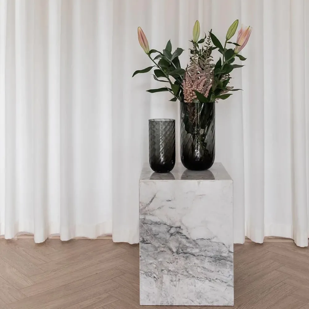 Specktrum Meadow Swirl Cylinder Vase Grey Medium^ Andet Boligtilbehør|Vaser