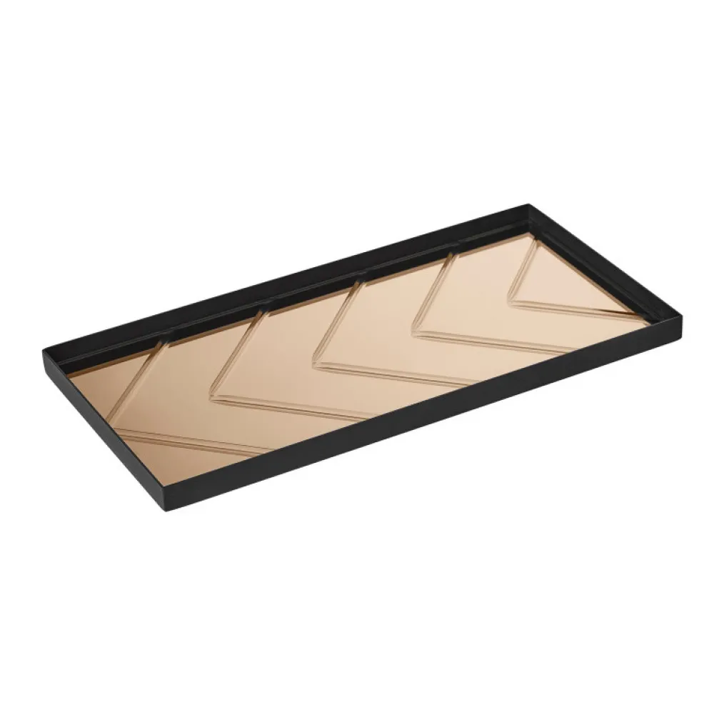 Specktrum The Medium Herringbone Tray Bronze^ Skåle & Bakker|Stue