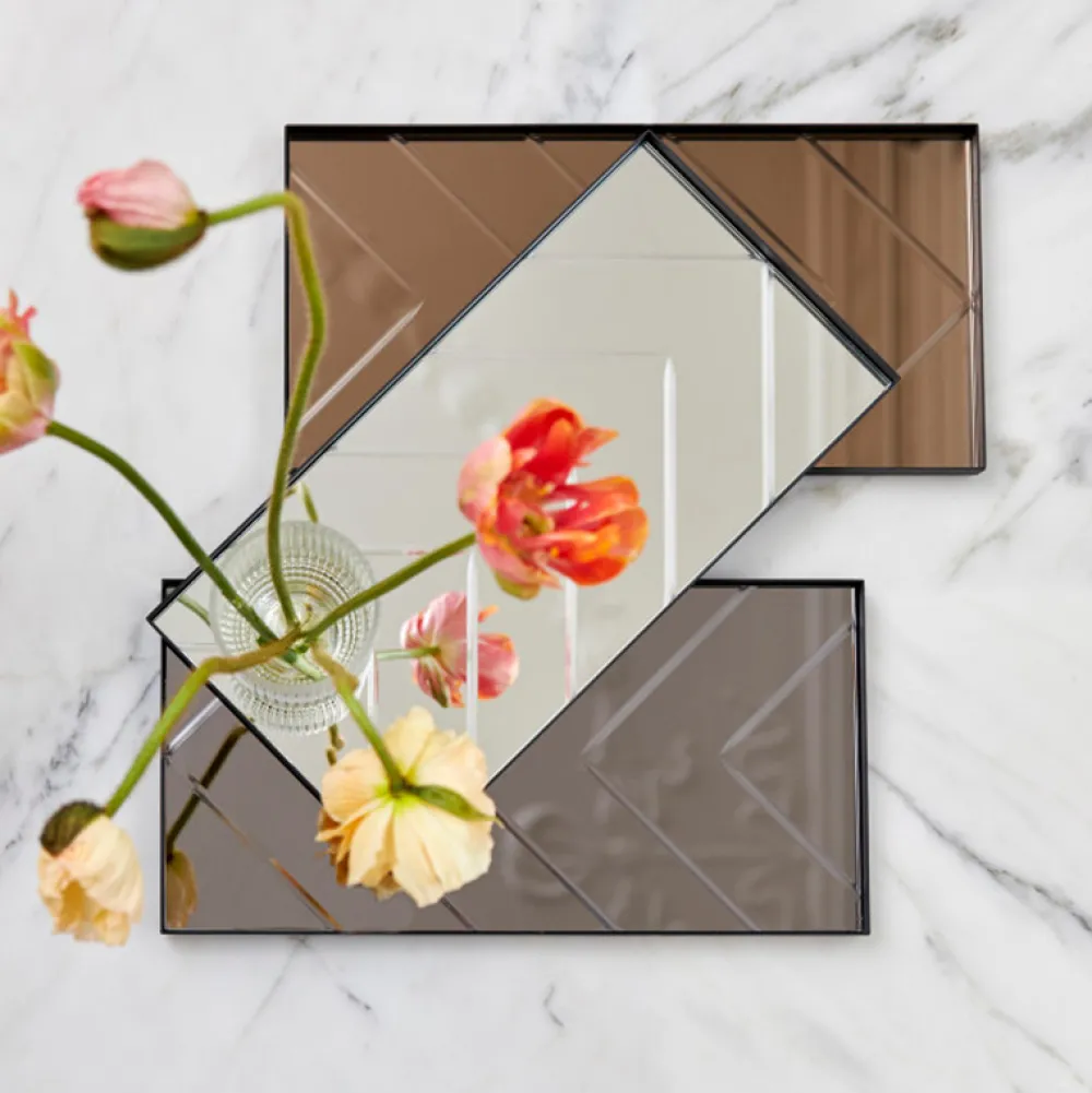 Specktrum The Medium Herringbone Tray Bronze^ Skåle & Bakker|Stue