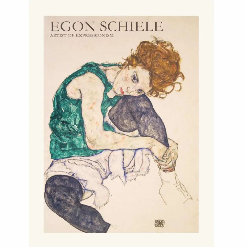 Spliid Schiele 2 Poster 50x70 cm^ Illustrationer & Plakater