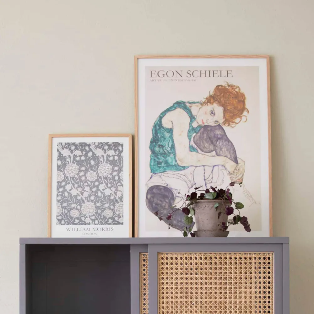 Spliid Schiele 2 Poster 50x70 cm^ Illustrationer & Plakater