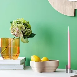 Stences Icon Candlestick 02 Brushed Chrome^ Andet Boligtilbehør|Lysestager