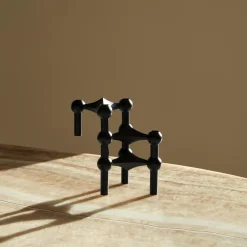 STOFF Nagel Candle Holder Set With 3 Black^ Andet Boligtilbehør|Lysestager