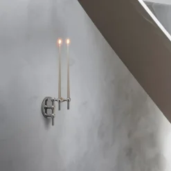 STOFF Nagel Wall Hanger Chrome^ Lysestager