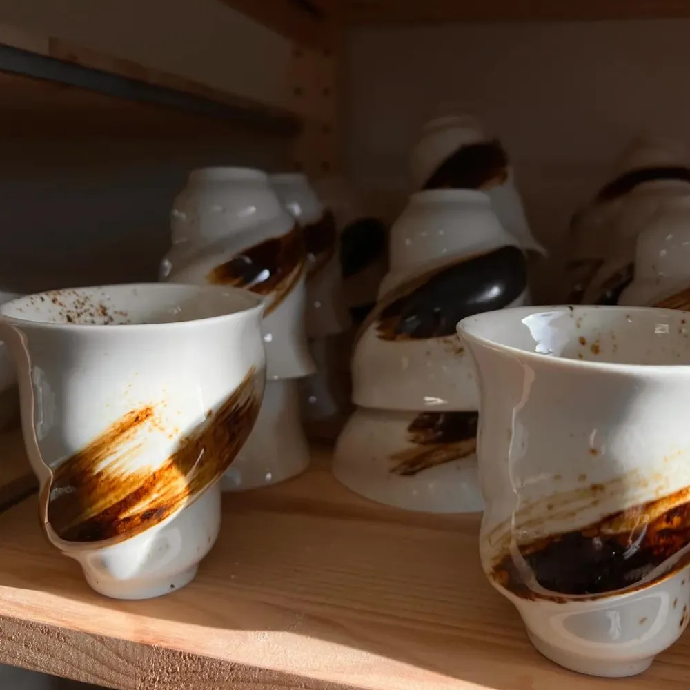 Studio Aarhus Sort Sol Kop^ Køkken|Keramik & Porcelæn