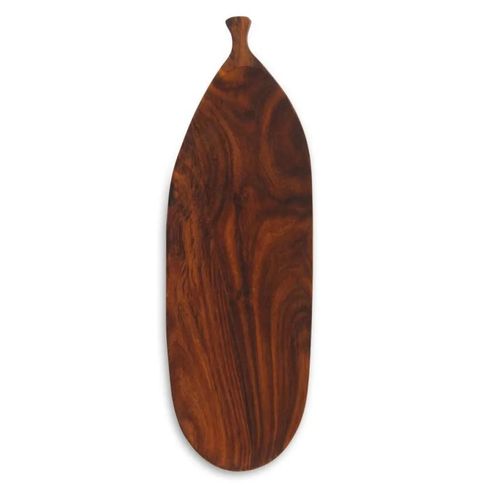 Stuff Design Tray LEAF Dark Brown 13x40 cm^ Skåle & Bakker
