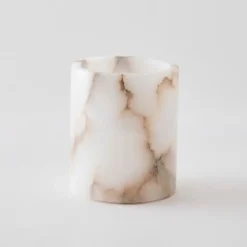 Tell Me More Alabaster Candle Holder Medium^ Andet Boligtilbehør|Lysestager