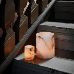 Tell Me More Alabaster Candle Holder Medium^ Andet Boligtilbehør|Lysestager