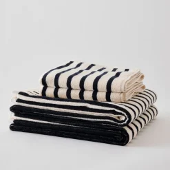 Tell Me More Bonnie Bath Towel Black^ Badeværelse