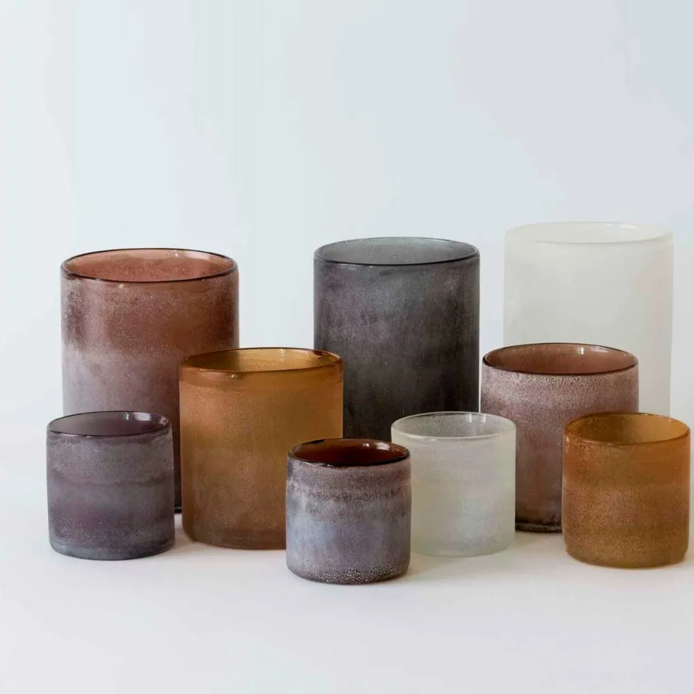 Tell Me More Frost Candleholder Large Grey^ Andet Boligtilbehør|Lysestager