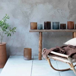 Tell Me More Frost Candleholder Large Grey^ Andet Boligtilbehør|Lysestager