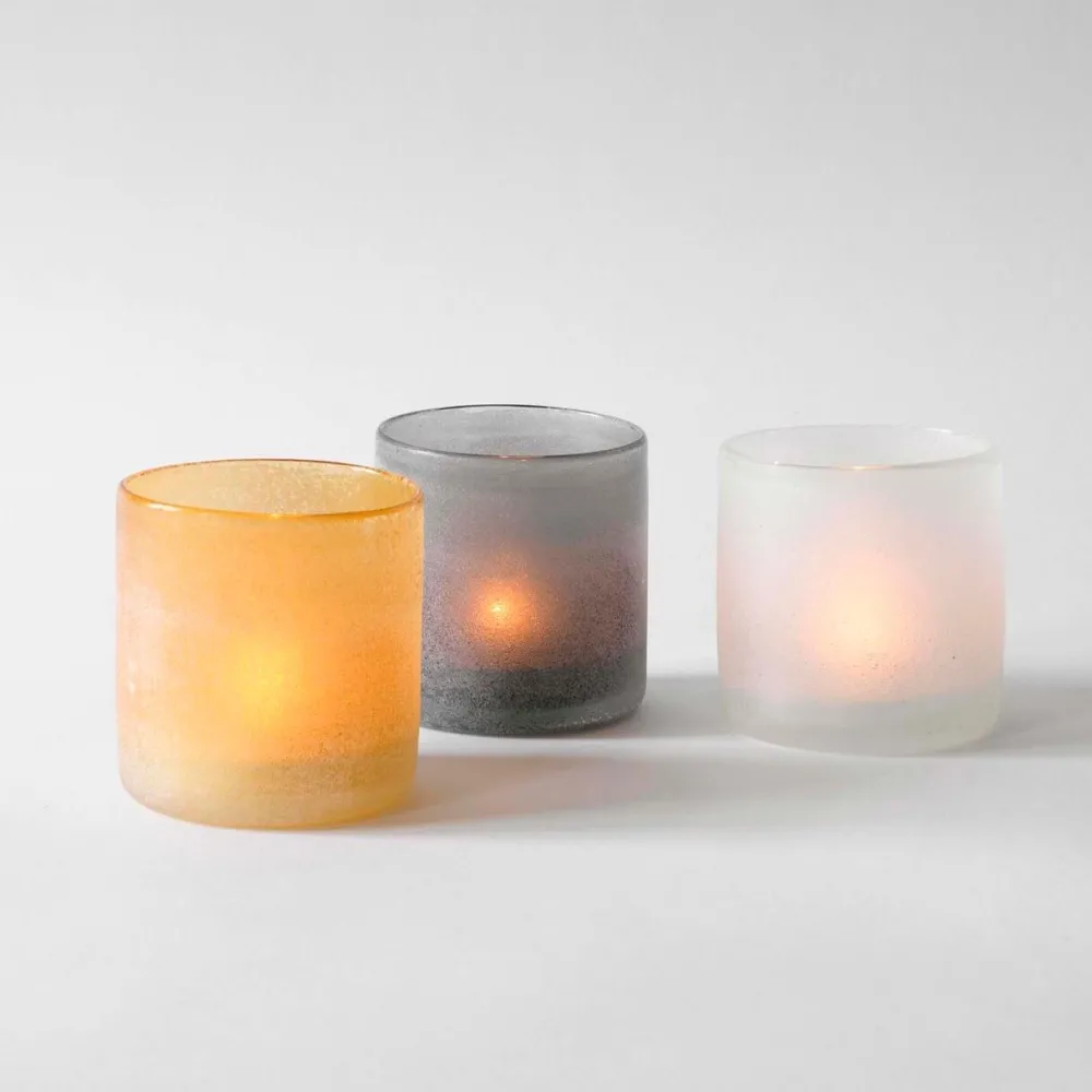 Tell Me More Frost Candleholder Small Grey^ Andet Boligtilbehør|Lysestager
