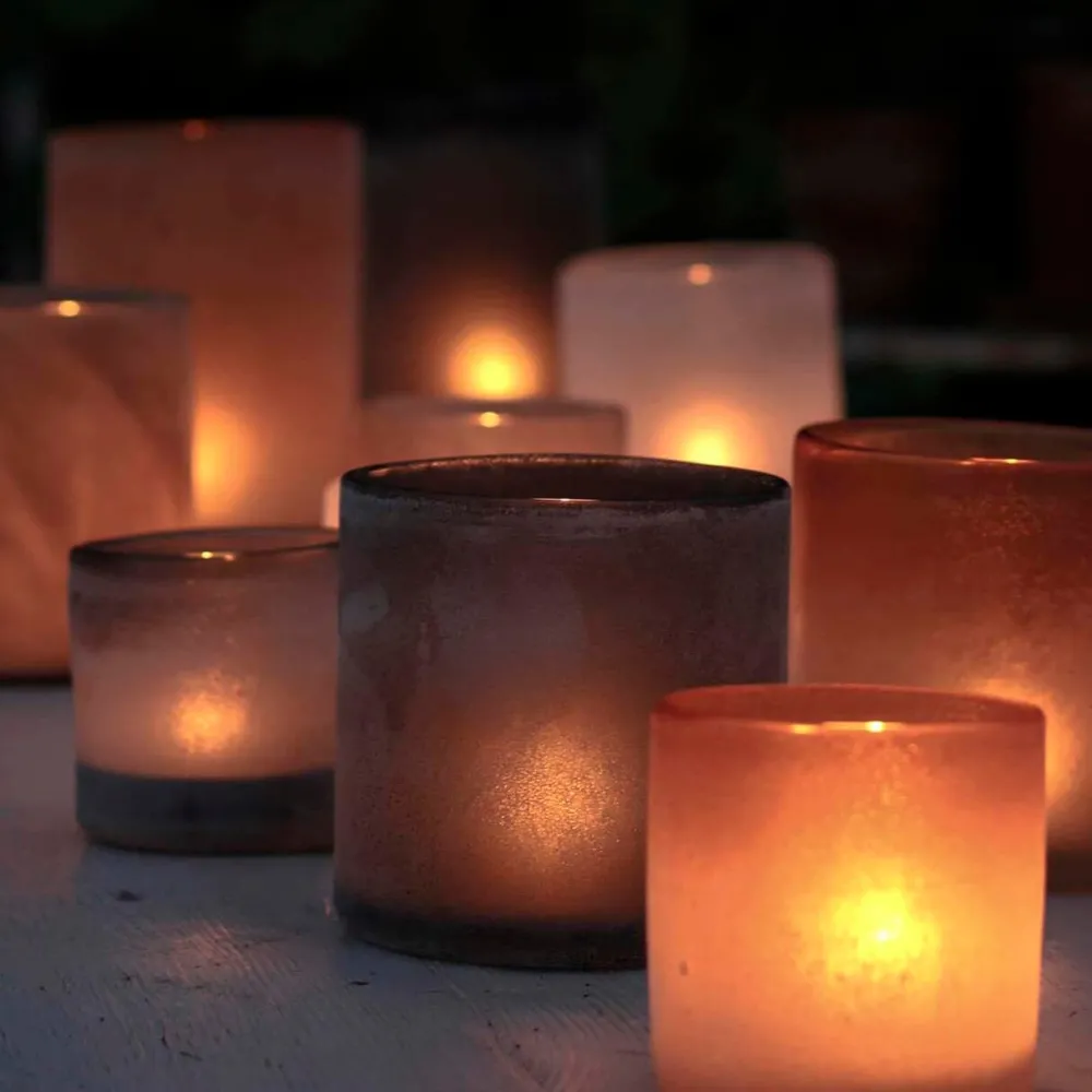 Tell Me More Frost Candleholder Medium Brown^ Andet Boligtilbehør|Lysestager