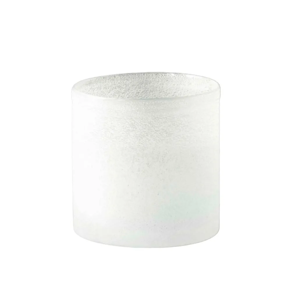 Tell Me More Frost Candleholder Small White^ Andet Boligtilbehør|Lysestager