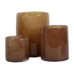 Tell Me More Lyric Candleholder Small Brown^ Andet Boligtilbehør|Lysestager
