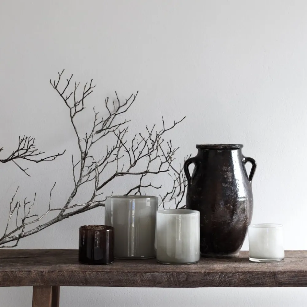 Tell Me More Lyric Candleholder Medium Warm Grey^ Andet Boligtilbehør|Lysestager