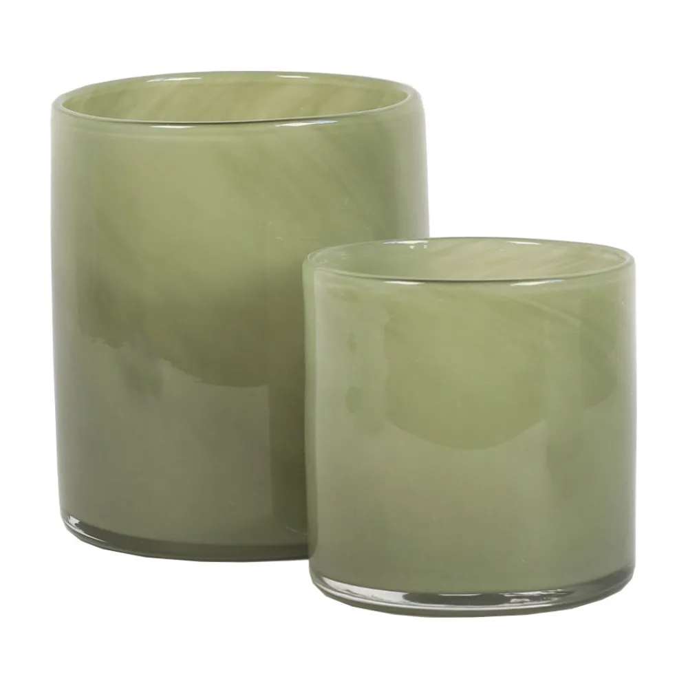 Tell Me More Lyric Candleholder Small Olive Green^ Andet Boligtilbehør|Lysestager