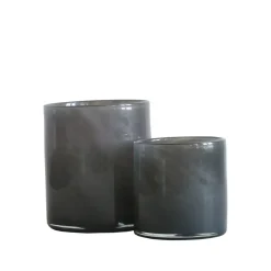 Tell Me More Lyric Candleholder Small Dark Grey^ Andet Boligtilbehør|Lysestager