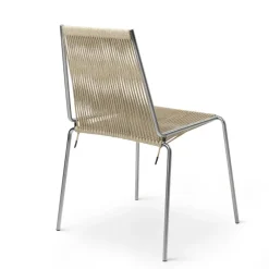 THORUP COPENHAGEN Noel Stol 202 Rustfrit Stål/Natur^ Køkken|Stole