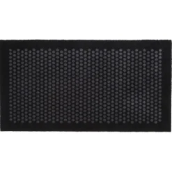 Tica Copenhagen Dot Smudsmåtte Sort/Grå 67x120 cm^ Tæpper & Måtter