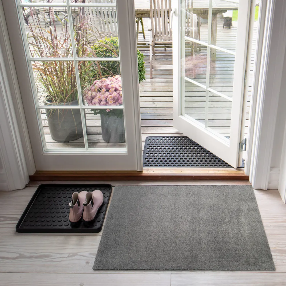 Tica Copenhagen Smudsmåtte Stålgrå 60x90 cm^ Tæpper & Måtter