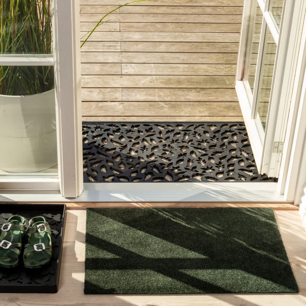 Tica Copenhagen Smudsmåtte Mørkegrøn 40x60 cm^ Tæpper & Måtter