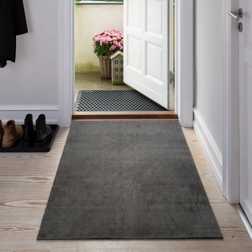 Tica Copenhagen Smudsmåtte Stålgrå 90x130 cm^ Tæpper & Måtter