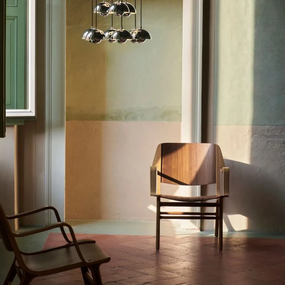 &Tradition AX HM11 Loungestol Eg/Valnød^ Stole|Stue