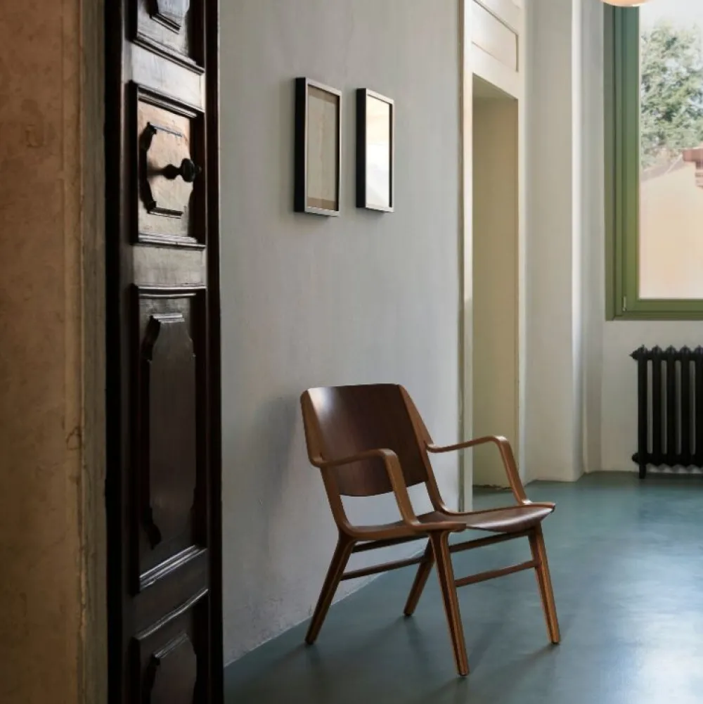 &Tradition AX HM11 Loungestol Eg/Valnød^ Stole|Stue