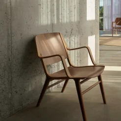 &Tradition AX HM11 Loungestol Eg/Valnød^ Stole|Stue