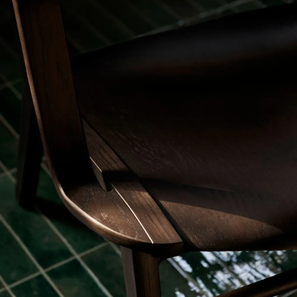 &Tradition AX HM11 Loungestol Mørkbejdset Eg^ Stole|Stue