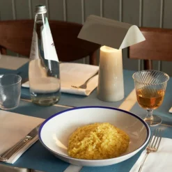 &Tradition Caret MF1 Silk Grey^ Soveværelse|Bordlamper