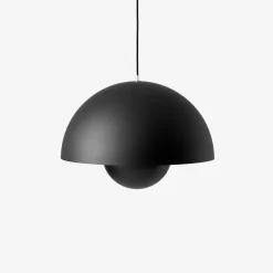 &Tradition Flowerpot Pendel VP2 Matt Black^Børn Belysning|Pendler