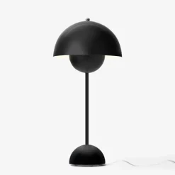 &Tradition Flowerpot Table Lampe VP3 Matt Black^Børn Belysning|Bordlamper
