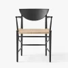 &Tradition HM4 Drawn Chair Black Lacquered Oak^ Stole|Stue