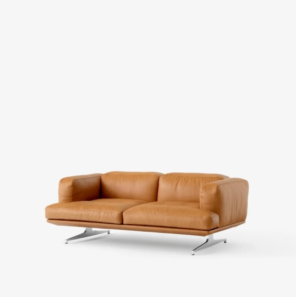 &Tradition Inland AV22 Sofa Cognac Læder^ Stue|Sofaer