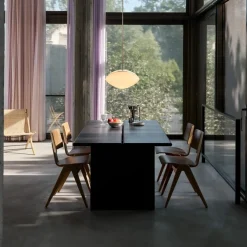 &Tradition ITA OS1 Dining Table Dark Stained Oak^ Stue|Kontor