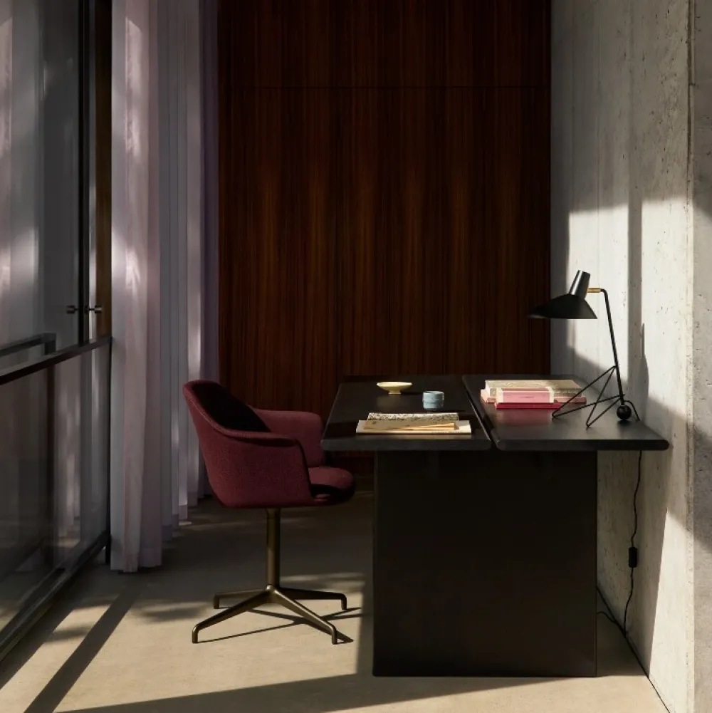 &Tradition ITA OS1 Dining Table Dark Stained Oak^ Stue|Kontor