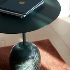 &Tradition LN9 Lato Bord Deep Green Ø50 cm^ Borde