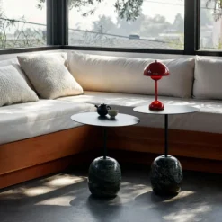 &Tradition LN9 Lato Bord Deep Green Ø50 cm^ Borde