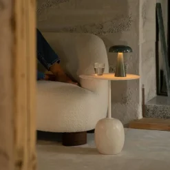 &Tradition LN9 Lato Bord Ivory White/Eg Ø50 cm^ Stue|Borde