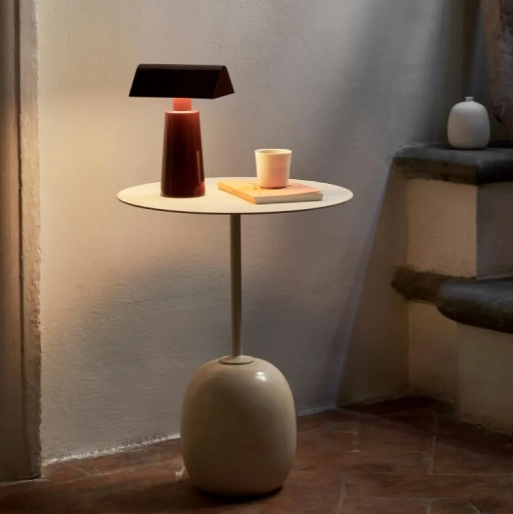 &Tradition LN8 Lato Bord Ivory White Ø40 cm^ Borde