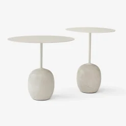 &Tradition LN8 Lato Bord Ivory White Ø40 cm^ Borde