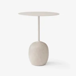 &Tradition LN8 Lato Bord Ivory White Ø40 cm^ Borde