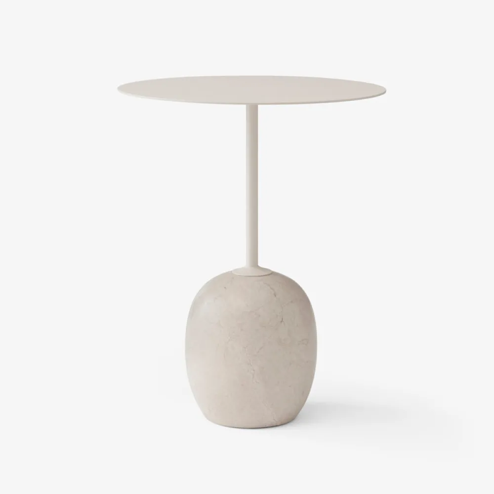 &Tradition LN8 Lato Bord Ivory White Ø40 cm^ Borde