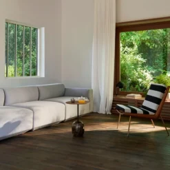 &Tradition LN8 Lato Bord Warm Black/Valnød Ø40 cm^ Borde